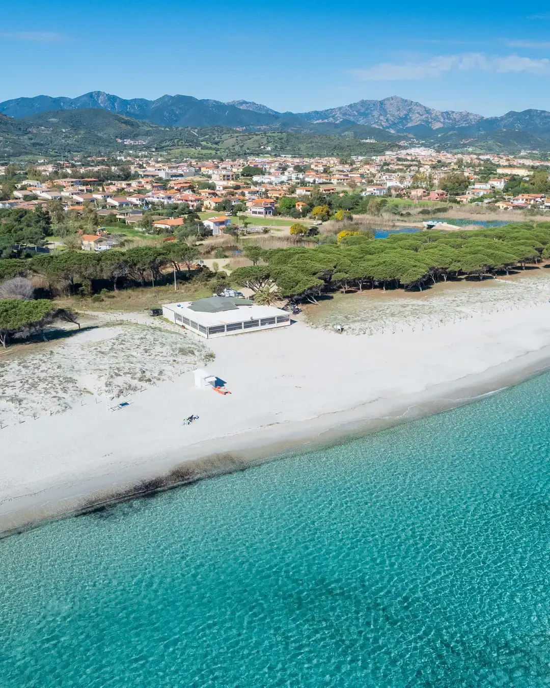 Vista aerea spiaggia